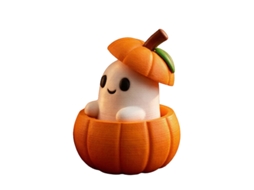 Laxiscreed Figura Decorativa De Halloween Com Abóbora E Chapéu Assombrado Em 3d Para Festas Spaventosas