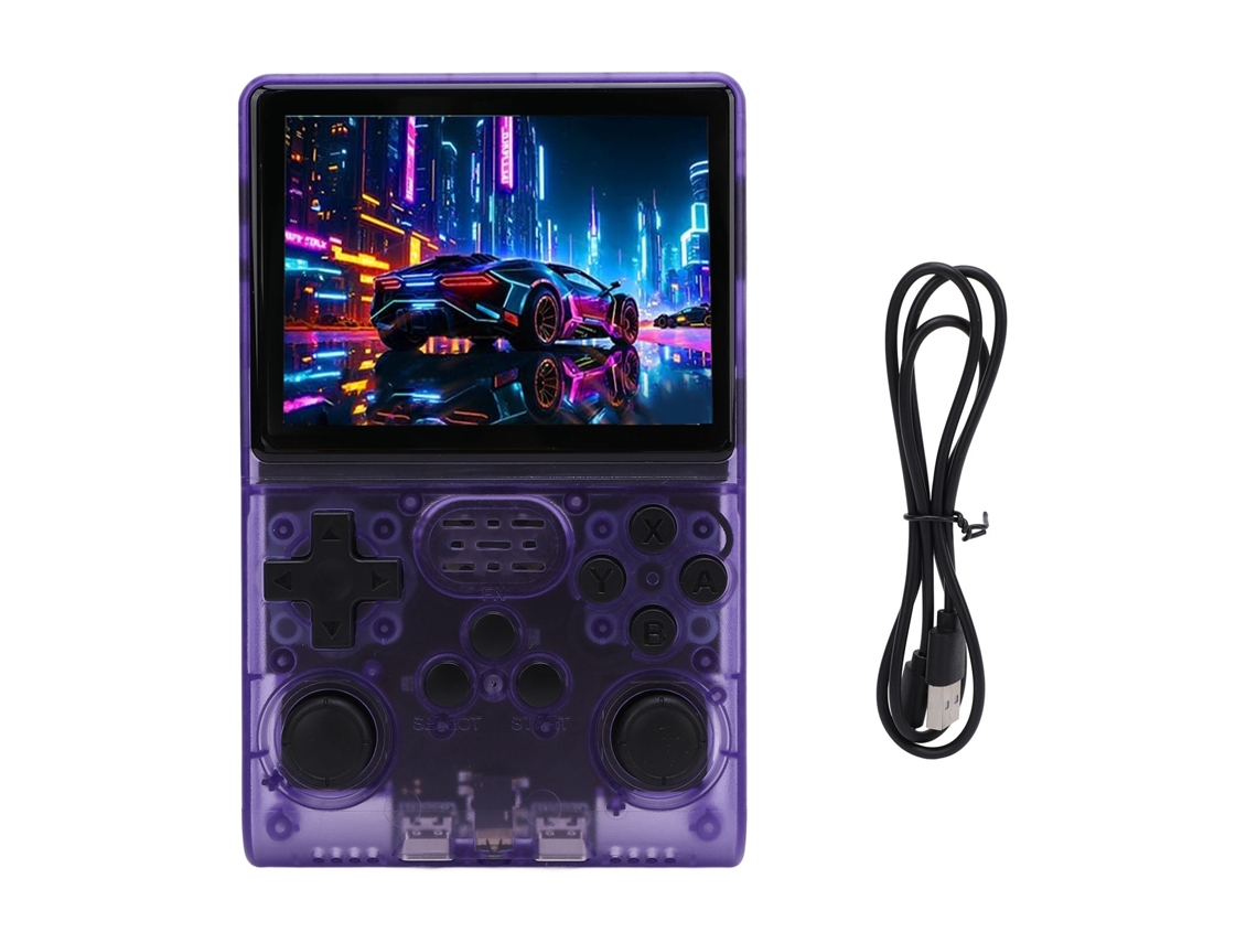 Console de Jogos Portátil EOOCOO jogo Retro com Tela Ips de 3,5 polegadas