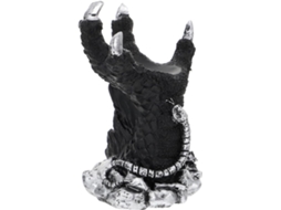 Base Balacoo Em Resina Com Garra De Dragão Prateada Para Bolas Cristal 4a 6cm, Suporte Decorativo Antiderrapante Para