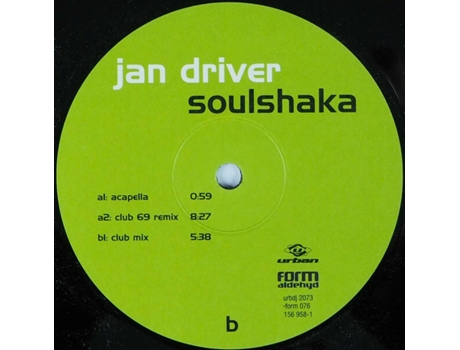 Vinil Soulshaka Part 2 Urban, Formaldehyd