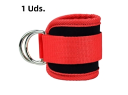 (vermelho) Tira Ajustável No Tornozelo Com Suporte Em Forma De D.