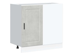 Kitchen Base Cabinet, Kitchen Base Cabinets Vidaxl Cinzeto Madeira Processada (n/a)