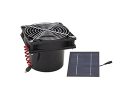 Ventilador Solar Eficiente Dissipação Calor 50w 5 12v