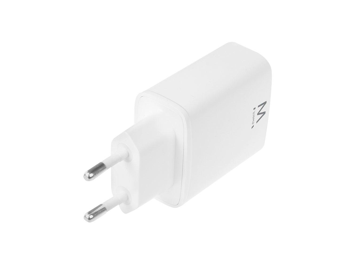 Carregador de Parede EWENT EW1320 (20W - USB - Branco)