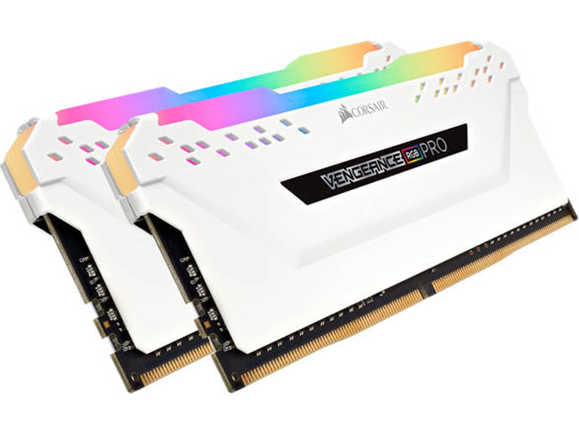 Memória RAM DDR4 CORSAIR CMW16GX4M2C3200C16W (2 x 8 GB - 3200 MHz - CL 16 - Branco)