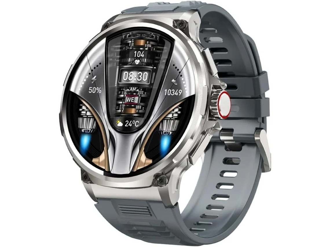 1.85 Rodada Hd Militar Relógio Inteligente para Homens Fazer/atender Chamada Smartwatch Tatico Rastreador de Fitness para iPhones Bestvite