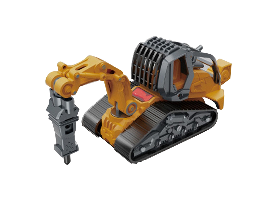 Primerox brinquedo Carro de Engenharia de Liga Metálica Diy com Luz e Som para Crianças