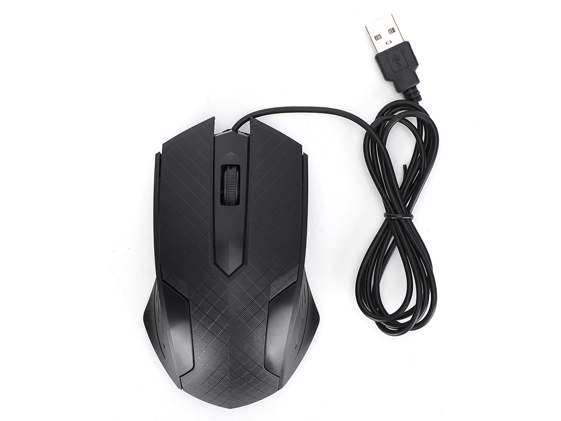 Rato com Fio LAXISCREED 2400dpi Design Ergonómico