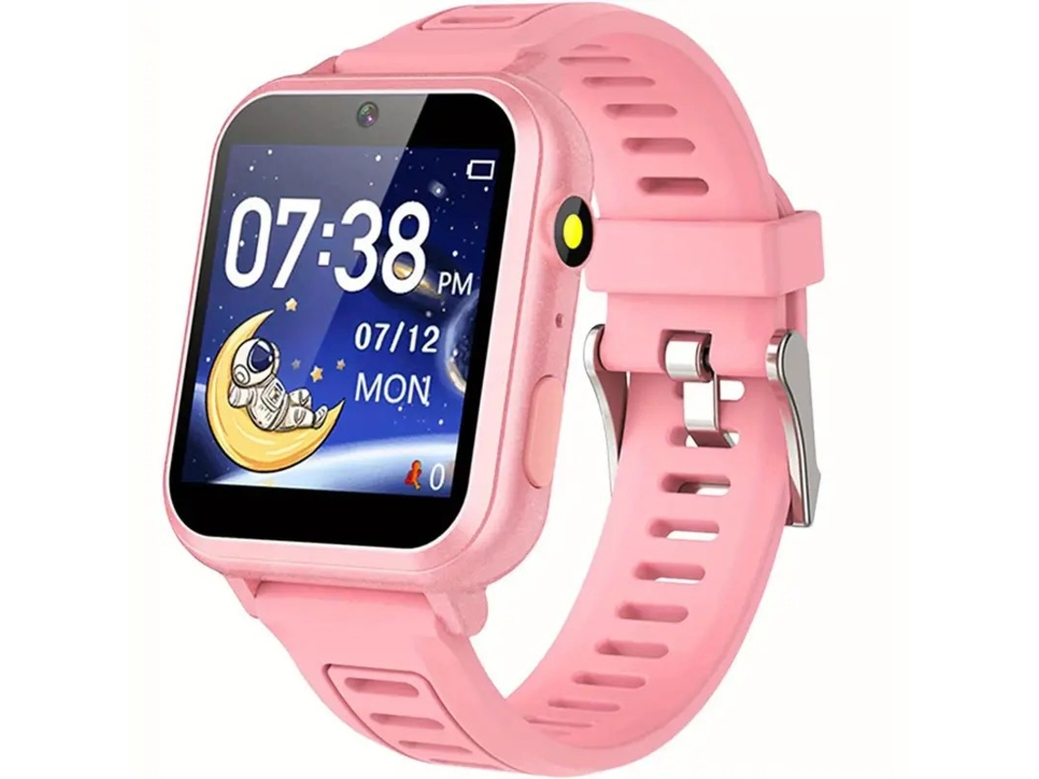 Smartwatch Infantil: Une Diversão E Funcionalidade - Rosa