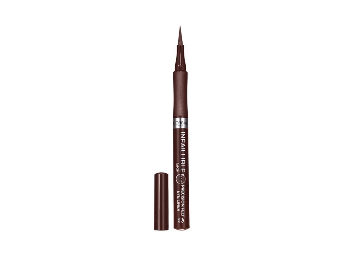 Delineador De Feltro Infaillible Grip Precisão Marrom Loréal Paris