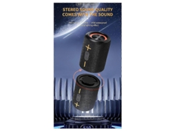 Caixa De Som Bluetooth Removível S10, Caixa De Som Portátil À Prova Dágua Ipx6, Adequada Para Tws, Boombox, Luz Colorida Olysi Shop