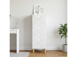 Vidaxl Buffet Branco 33 X 34,5 X 90 Cm Derivados De Madeira