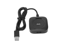 Conmutador de Concentrador de Dados Usb de 4 Portas Splitter Adaptador Usb2.0 S/MARCA