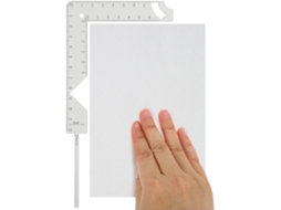 Régua de metal para criar camadas de livros, alta durabilidade e design elegante, guia de posicionamento para