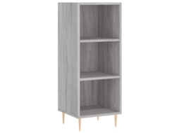 Aparador Cor Sonoma Cinzento MAISON EXCLUSIVE Madeira Processada 34,5x32,5x90 cm