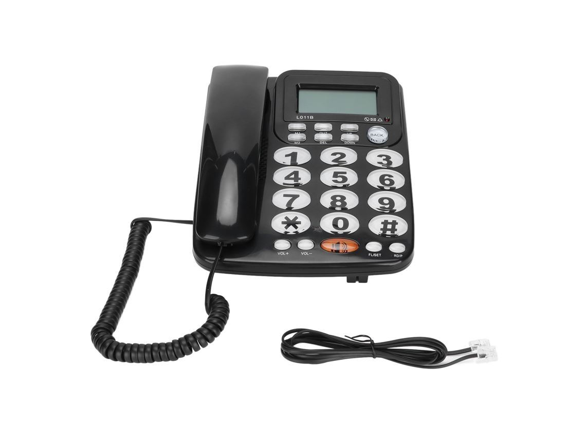 Aetheria telefone Fixo de Mesa com Identificador de Chamadas Botões Grandes Display Inclinado para Lar Escritório Hotel