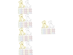 Clipes De Papel Em Formato Cachorro Da Série Osaladi 5, Porta Papéis, Mini Clipes De Cachorro, Acessórios De Mesa