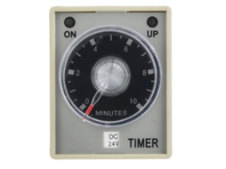 Relé Temporizador Eletrônico Ah3-3 Ajustável Tipo Delay 8 Pinos 10 Min (24v) Com Alta Precisão E Longa Vida Útil