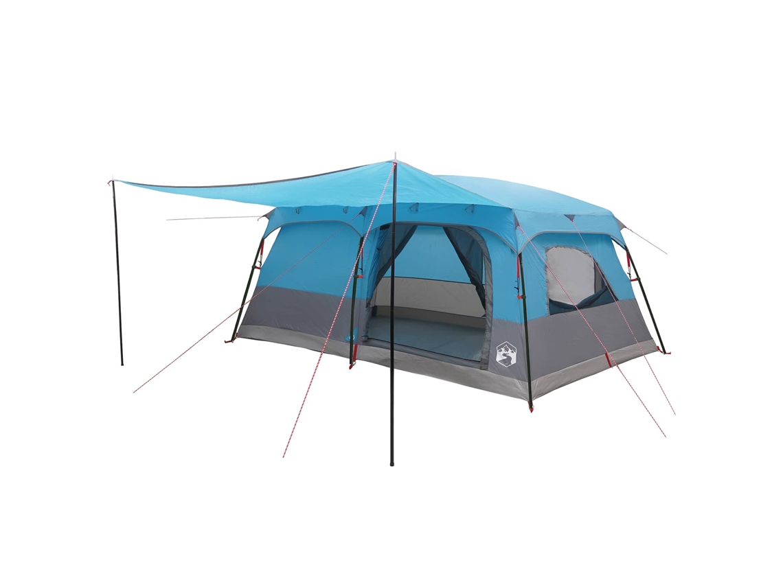 Vidaxl Barraca Familiar Azul 500 X 400 X 230 Cm Poliéster E Aço