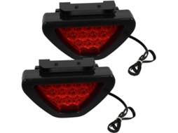 2 Luzes De Freio Led Para Carro, Abs E Luz De Ré Em Ferro