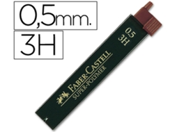 Minas Faber Grafite 9065 0.5mm 3H Estojo de 12 Minas2