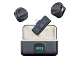 Microfone de Lapela Sem Fio com Cancelamento de Ruído MDUG