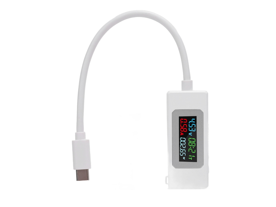 Testador Usb Type C 4-30v 0-6.5a