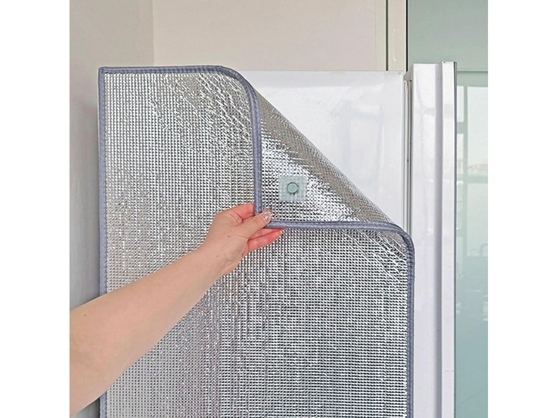 Capa Isolante de Alumínio para Geladeira e Freezer Reutilizável Máxima Eficiência S/MARCA