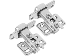 Conjunto De 2 Dobradiças Aço Inoxidável Para Armários Cozinha, Com Fácil Instalação E Funcionamento Suave