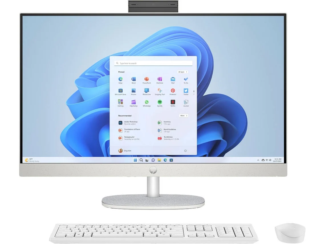 All in One HP 27-cr0032np (27'' - Intel Core i5-1335U - RAM: 16 GB - 1 TB - Intel Iris X Graphics)