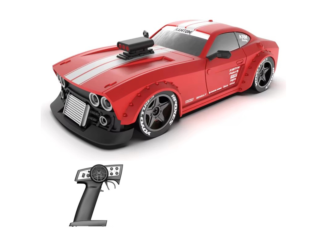 Carro Rc de Drift Kamtom Km3299 Rtr 1/32 2.4g 4wd Esp Giroscópio Luz Led Alta Velocidade On road Brinquedo Infantil MDUG