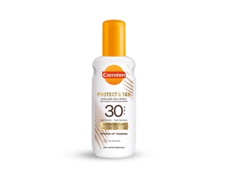 Spray de leite protetor solar bronzeador FPS 30 Carroten