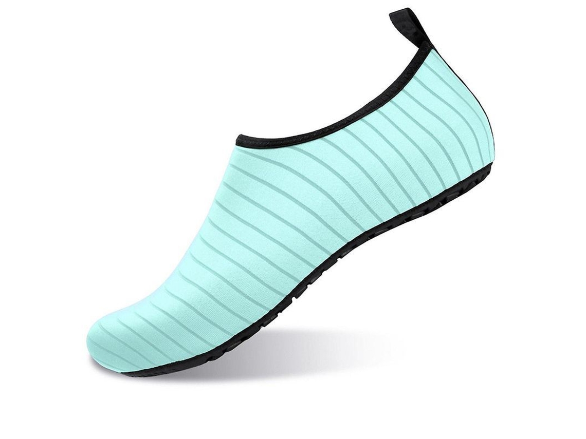 Tênis Sem Fechamento, Material Poliéster e Spandex, Sola de Borracha, 1cm de Salto, Resistente À Água, Calçado Estreito Verde