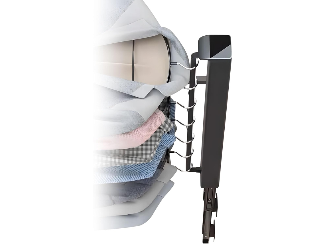 Cabide Expansível Premium Para Guarda Roupa Com Capacidade De Carga 30kg, Leve E Resistente, Ideal Para Uso Diário