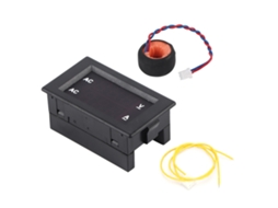 Voltímetro e amperímetro digital AC 100-300V 0-100A com LED duplo vermelho