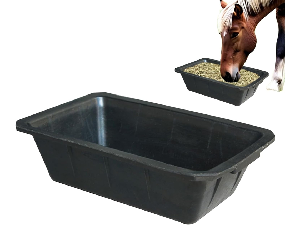 Bebedouro Para Cavalos, Balde De Borracha Resistente Para Alimentação.