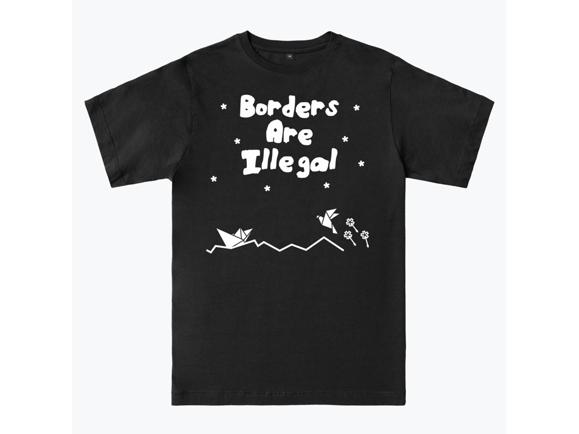 Borders Are Illegal 2 Tc T-shirt-s