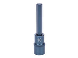 Soco Hexagonal Anti slip 10mm com 100 Peças de Aço S2 para Chave de Fenda Extensível