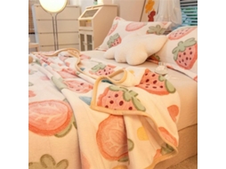 Mantas de Flanela Coral Fleece Macias e Quentes para Camas Imitação Pele Vison Manta Sofá Cor Sólida Inverno,