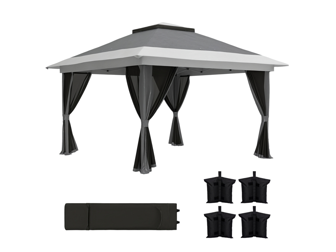Gazebo 3,6x3,6 M Upf50+ DECORALAR TECH