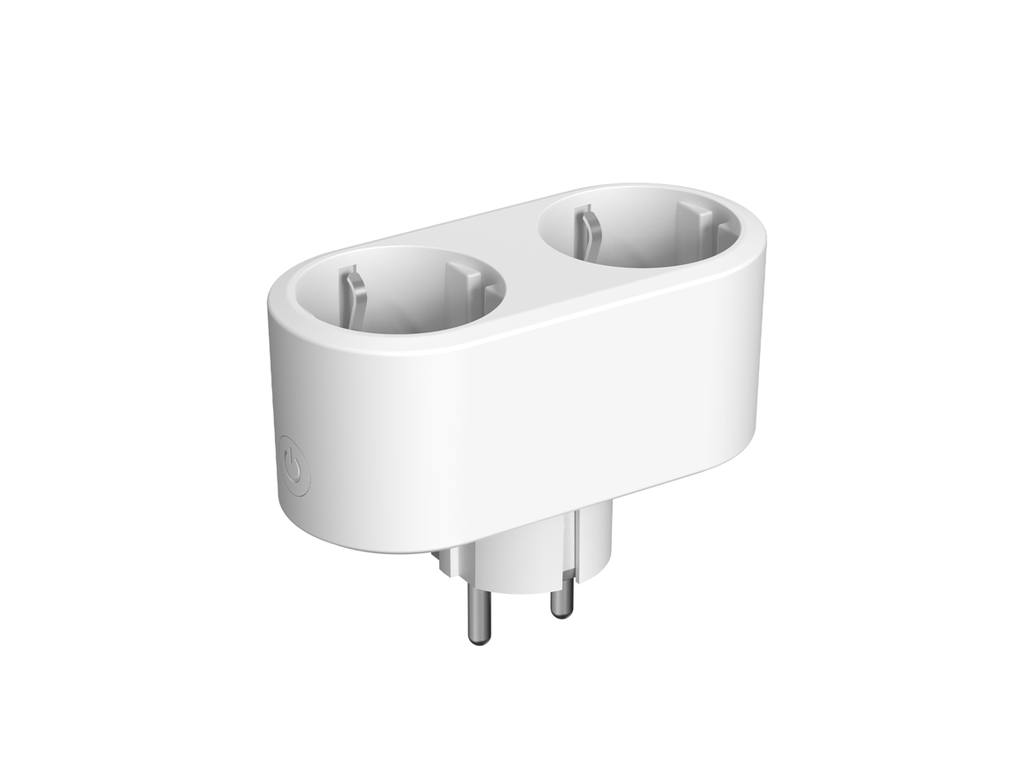 Laxiscreed Tomada Wi-fi Dupla Com Tuya Para Controle Inteligente E Automação Em Casa