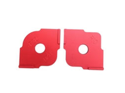 2 Peças De Modelo Quickjig De Raio De Cantoneira Ferramenta De Posicionamento E Corte Para Carpintaria