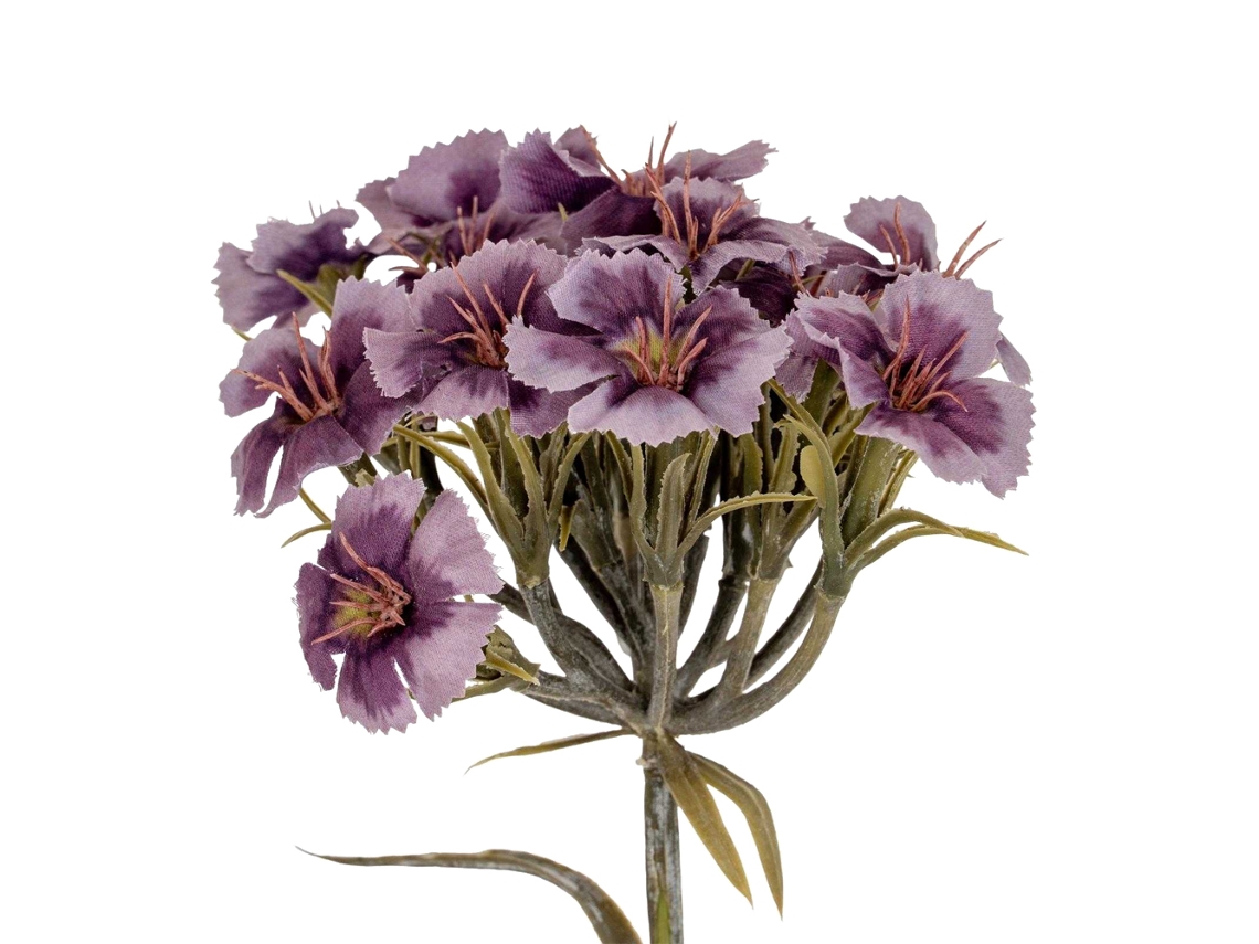 Arranjo de Flores Artificiais de Cravo da índia da Hill Interiors, Tamanho Único, Roxo. AQUAFORGE