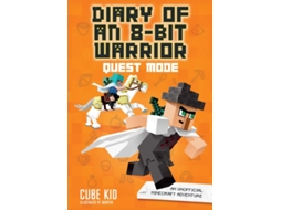 Livro Diary of an 8-Bit Warrior Quest Mode de Cube Kid (Inglês)