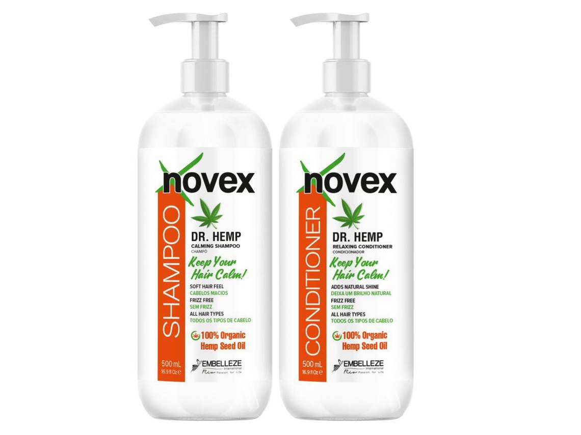 Novex Dr. Hemp Shampoo 500 ml + Condicionador 500 ml
