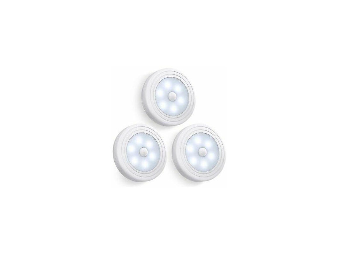 Luz com Sensor de Movimento, Fixa, Se em Qualquer Lugar Sem Ferramentas, Luzes Noturnas Led BRILVIBERA