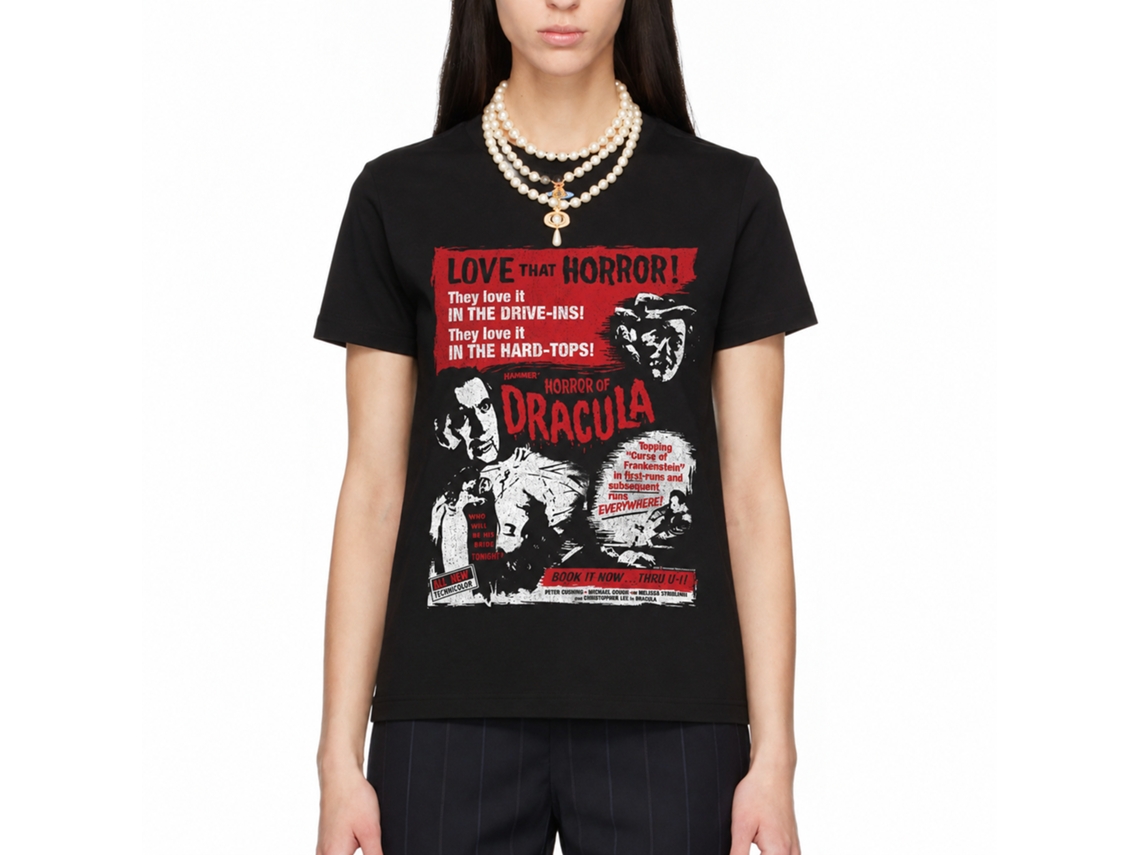 Rockinstone Horror Movies Love That Horror Black Adult T-shirt Size:xl