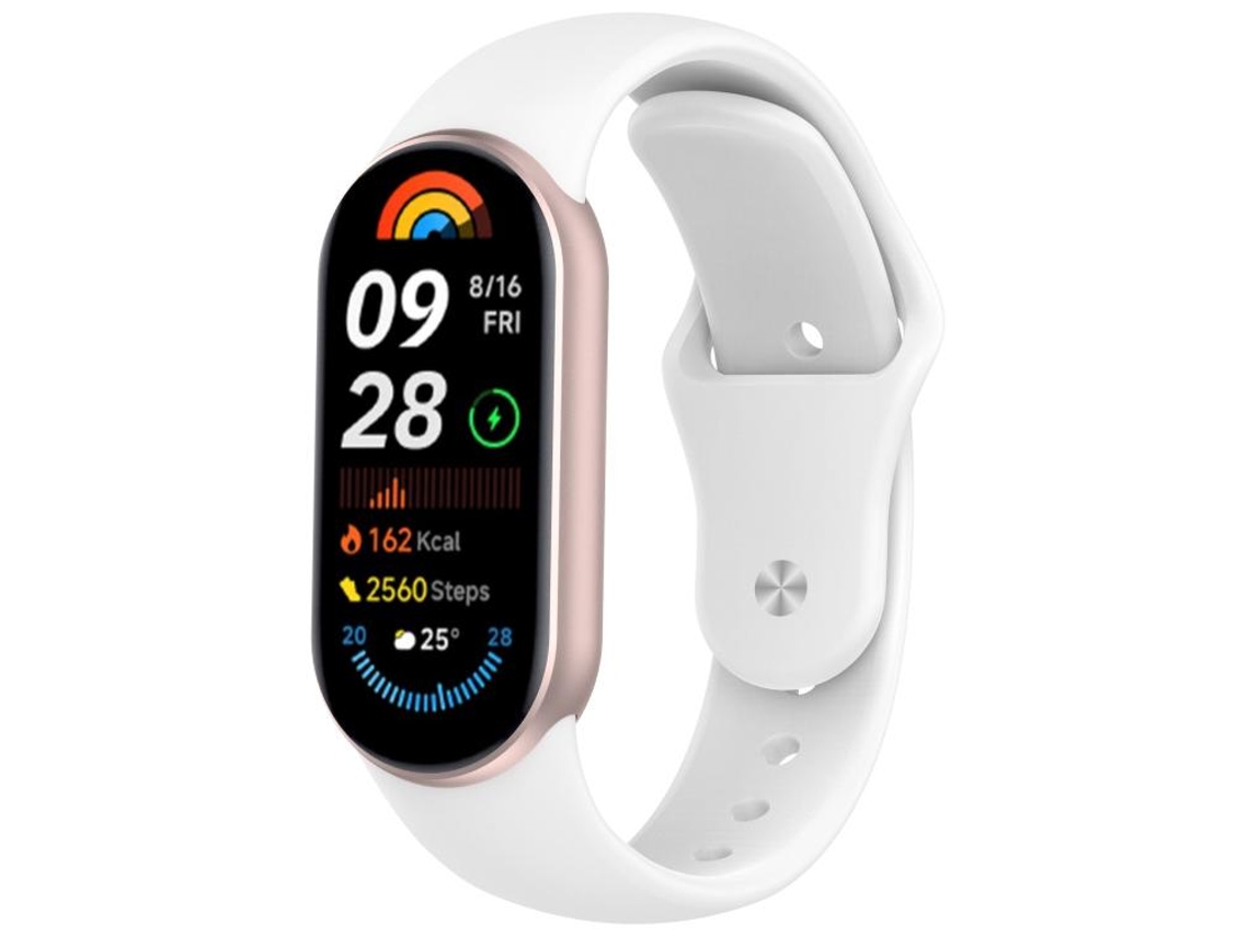 Pulseira Para Xiaomi Smart Band 10/9/8 - Silicone - Fivela Reversa
