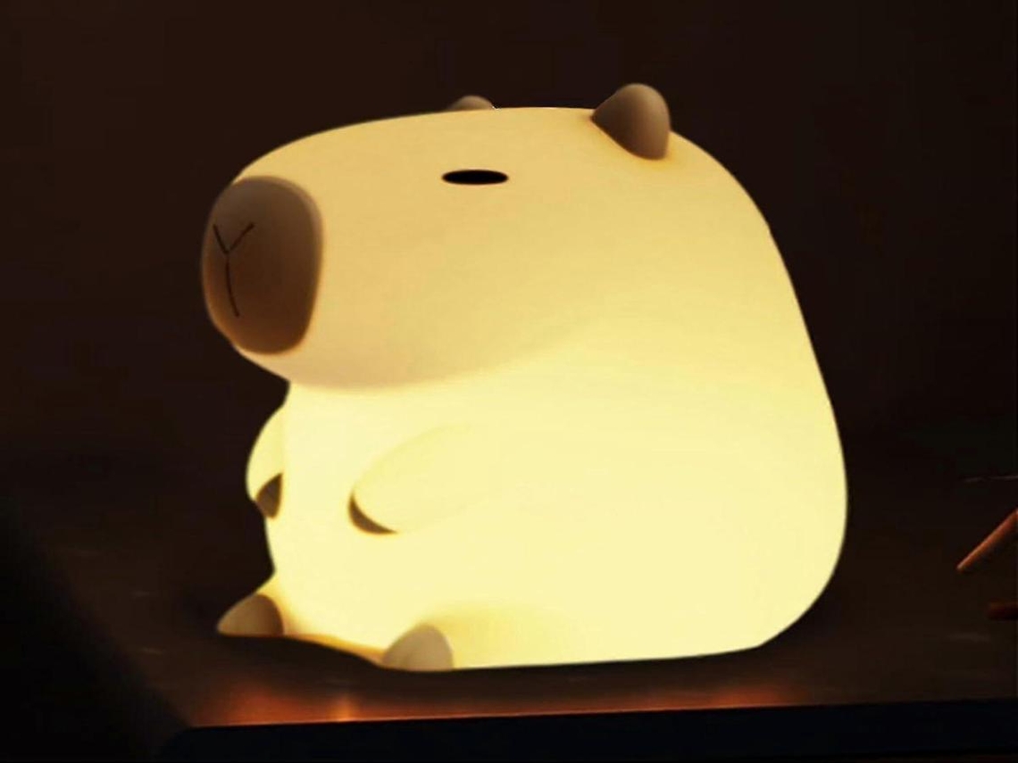 Lurelia Luz Noturna 3d Com Silicone Macio, Recarregável Usb, Sensor De Toque E Portátil Para Quarto Infantil