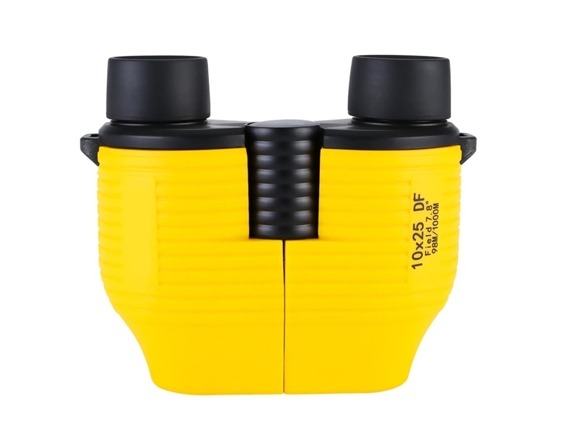Telescópio Portátil 10x25 Binóculos Hd Telescópio De Alta Potência Tamanho Compacto Binocular Baixa Luz Para Concerto Bestvite (amarelo)